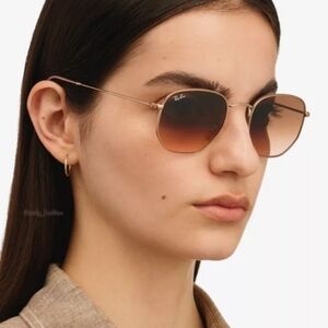 RayBan (Store Display) Hexagonal Gradient Brown RB3548N